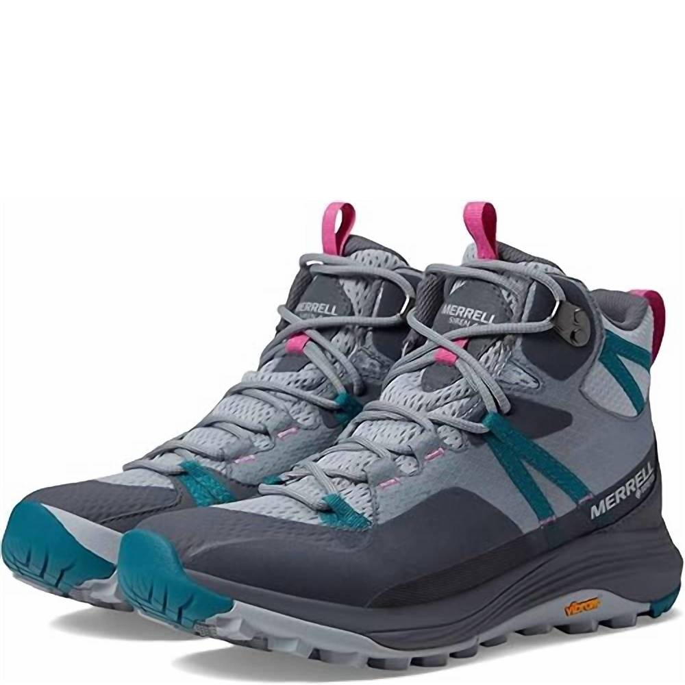 NEW MERRELL women's siren 4 mid gtx shoes in sea